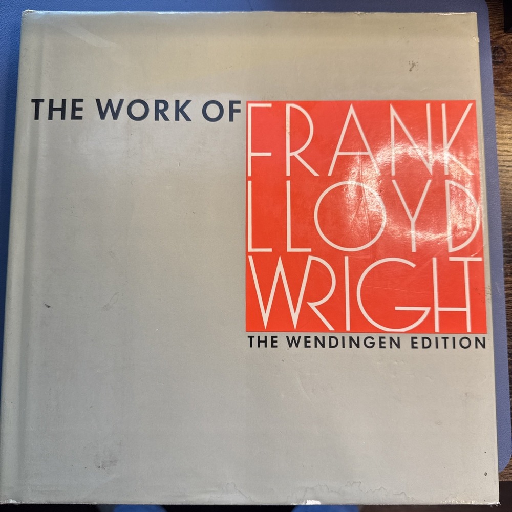 The Work of Frank‎ Lloyd Wright Wendingen Ed 1965 Hardcover Architecture Book